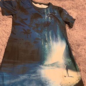 COPY - XS BLACKMILK EXPECTO PATRONUM TEE DRESS BN…
